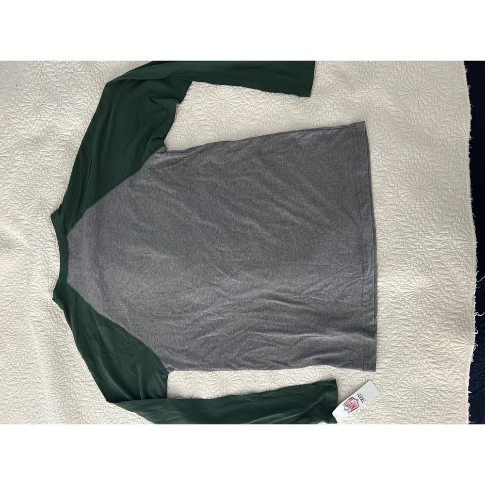 NFL Team Apparel Green Bay Packers Long Sleeve Green And Gray Men's Large - Picture 4 of 4
